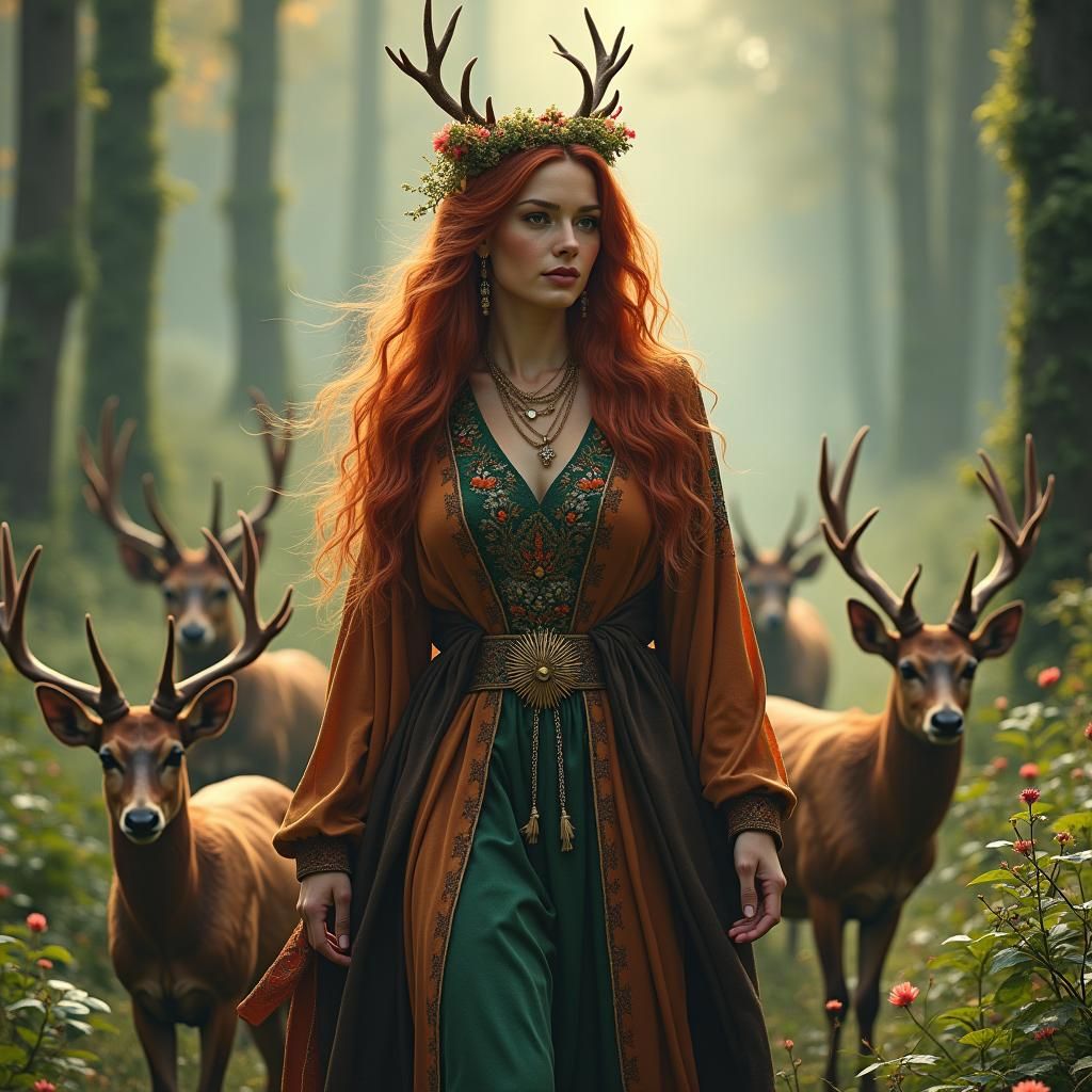 Žemyna: Lithuanian Mother Earth in Wilderness