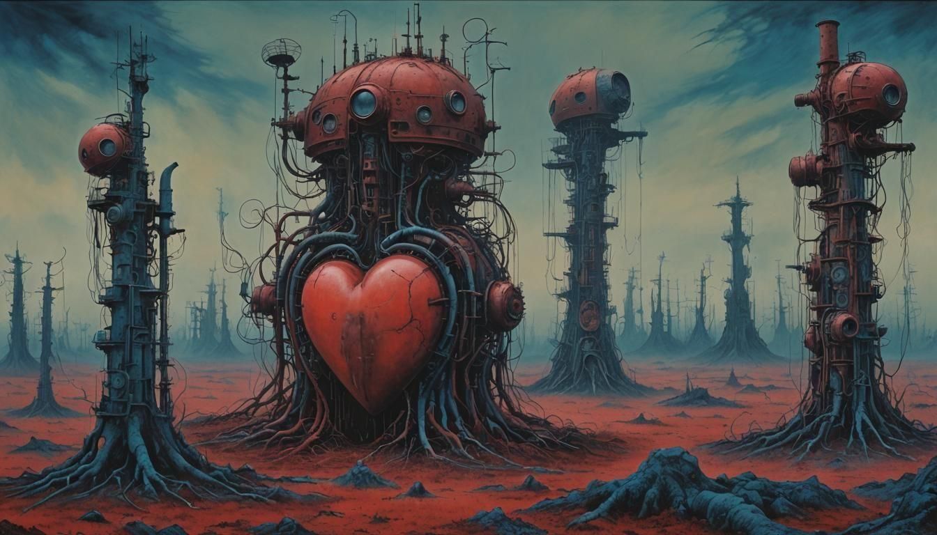 Muted Red Hues: A Study in Color