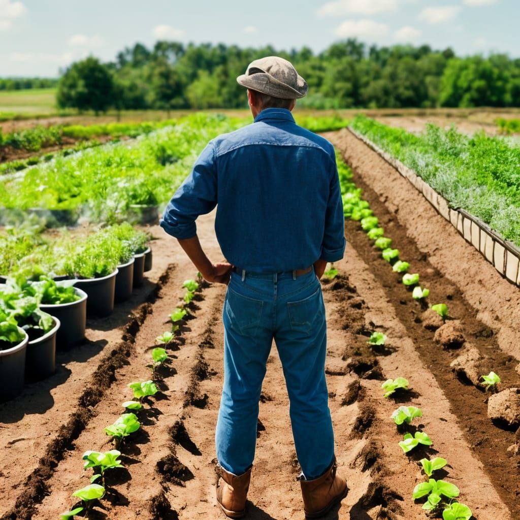 Working, shirt sleeves rolled up