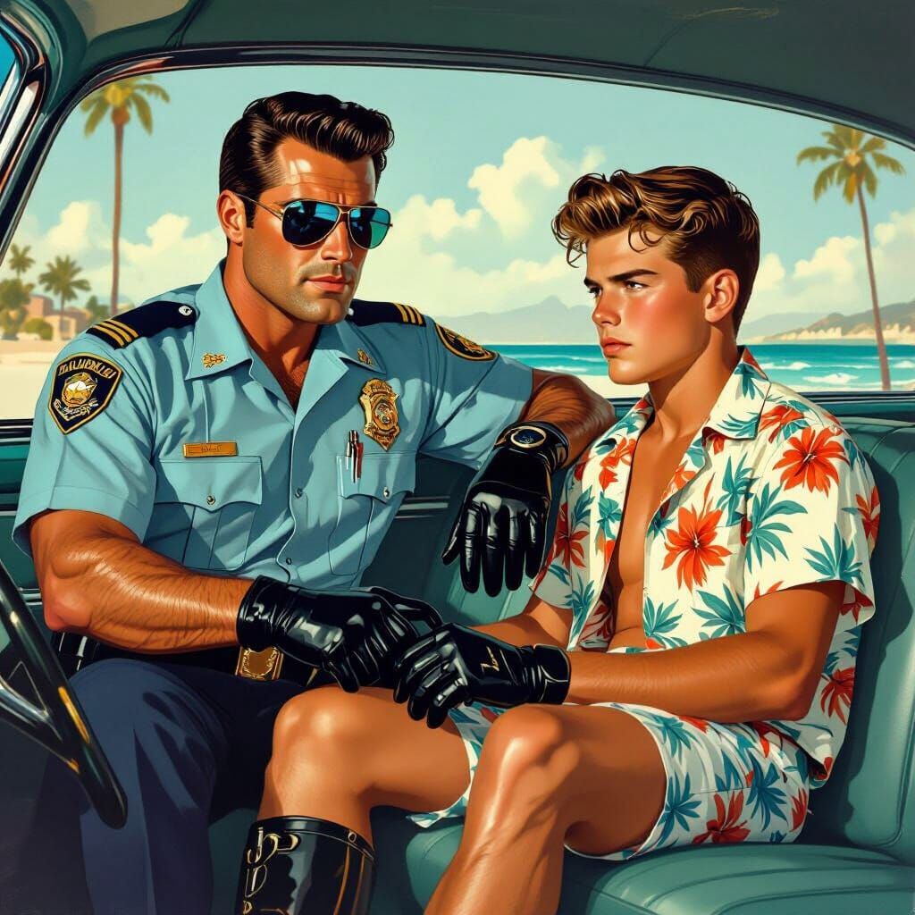 Retro Noir: 1950s L.A. Cop Intimidates Teen