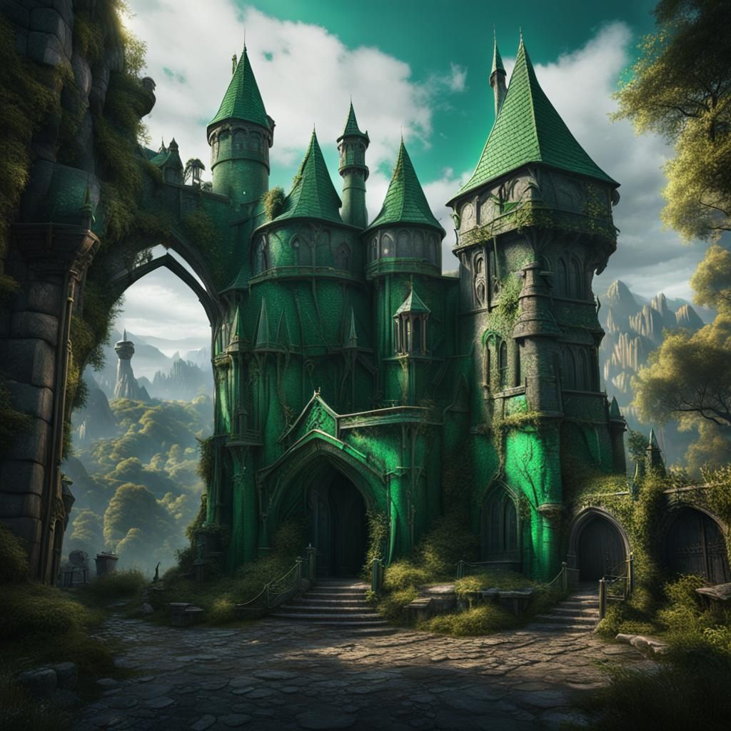 Slytherin House Fantasy Concept Art