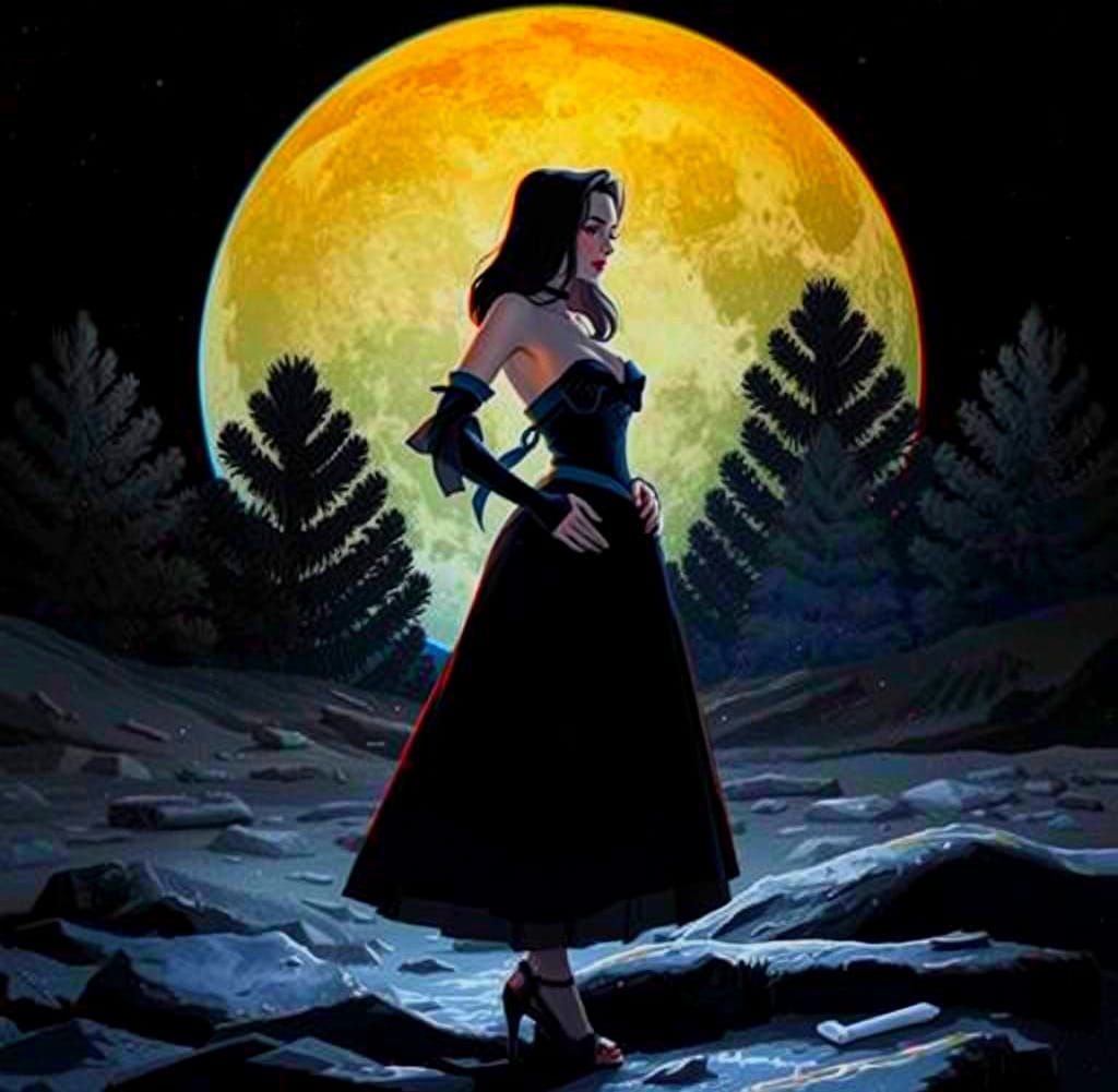 AI Generated Image of the Moon