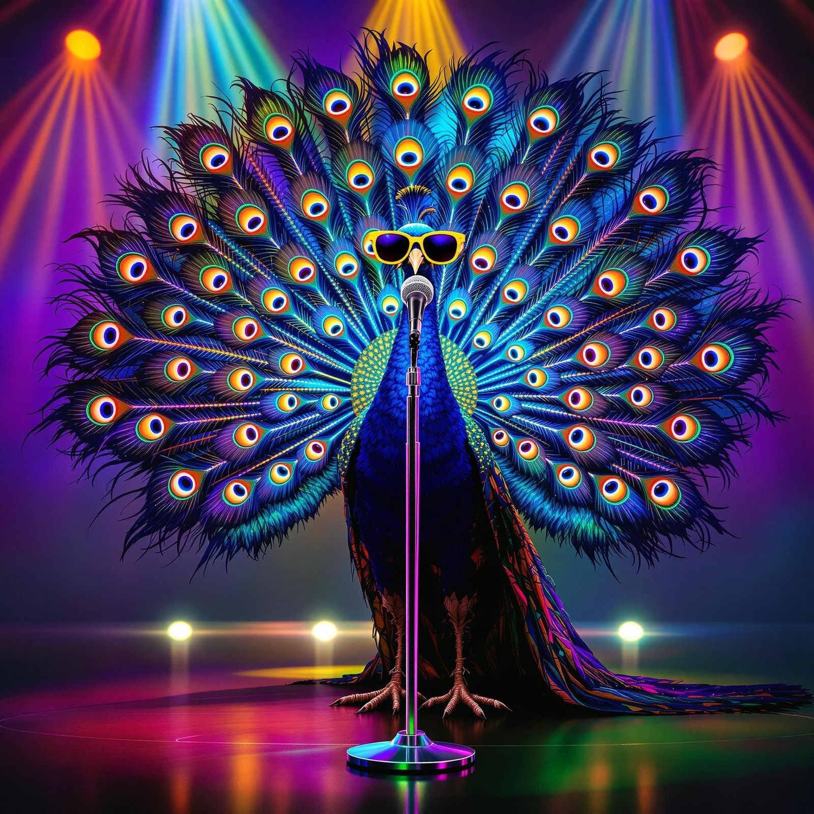 Soulful Peacock Shines in Psychedelic Funk Rock Style