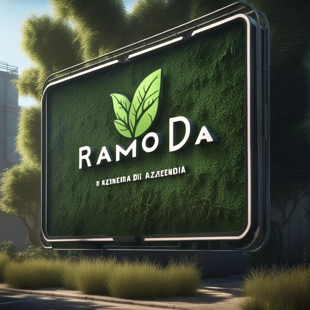 Billboard of Employee Branches: 3D Game Cinematic Art