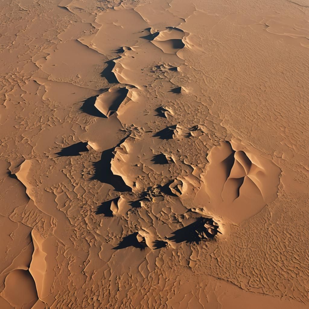Sahara Desert Sunrise: Golden Sand Dunes