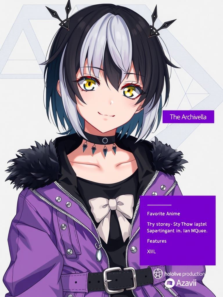 Edgy Cyberpunk Idol Shiori Novella in Rebellion Attire