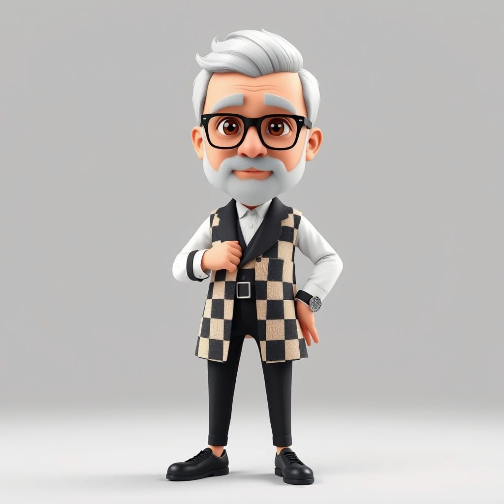 Professional Cartoon Style 3D Animated Male Character