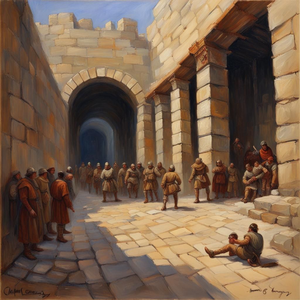 Prison of Traumas: Oil Painting