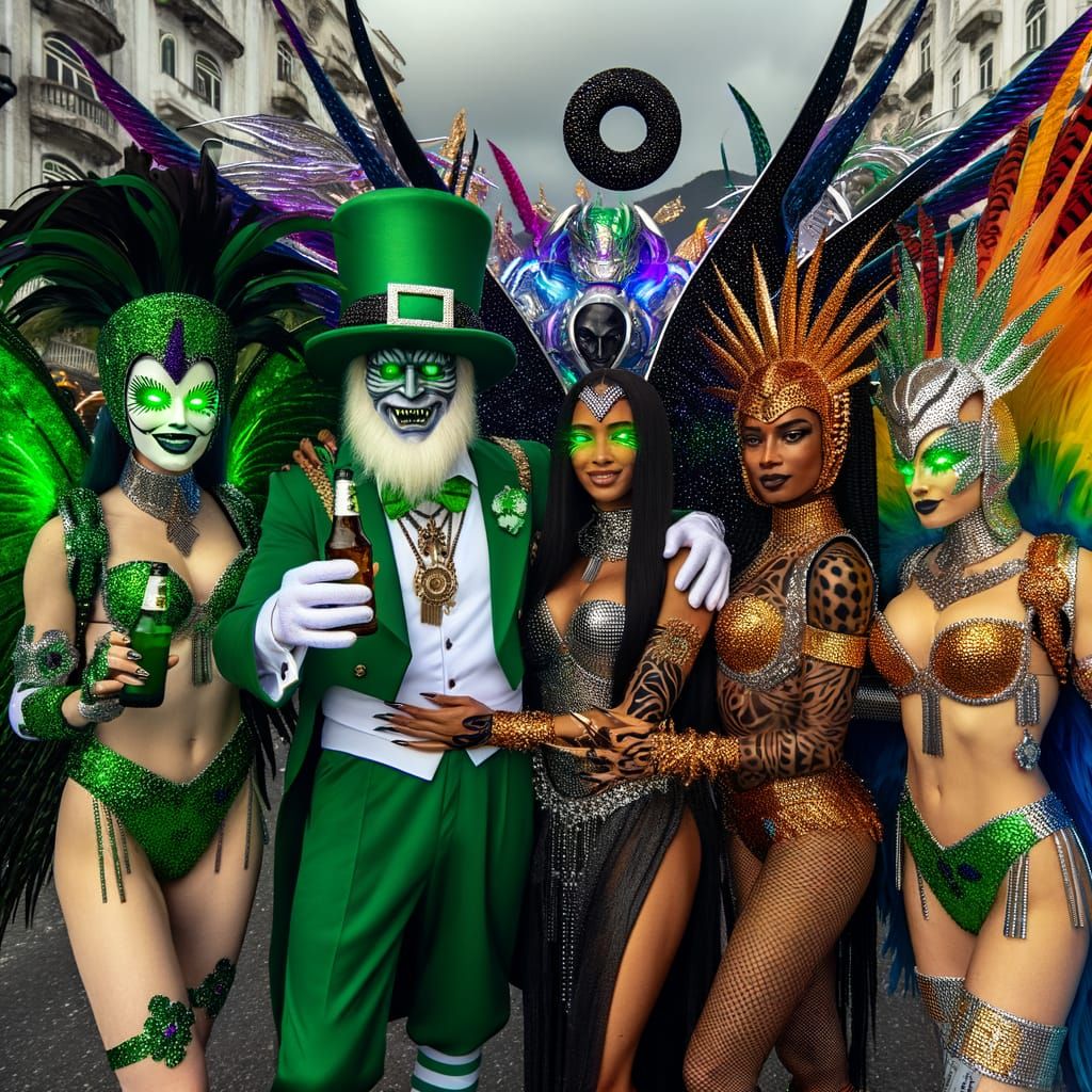 Eerie Carnival Party with Vampires in Rio