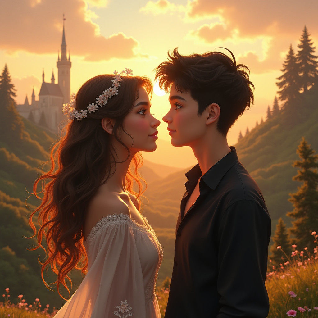Teenagers' Romantic Gaze in Fantasy Landscape