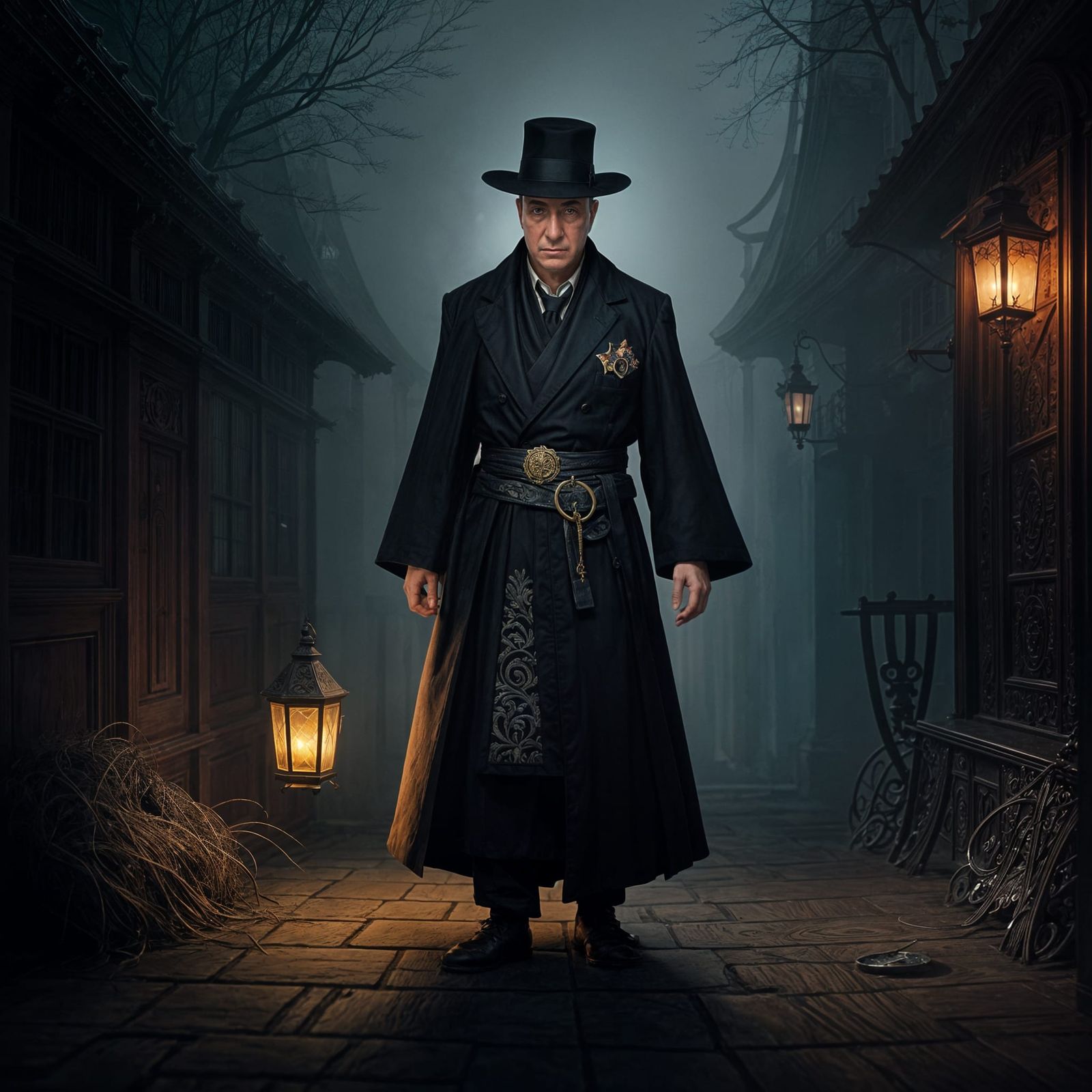 Sensei Finkelstein in the Style of Hitchcock