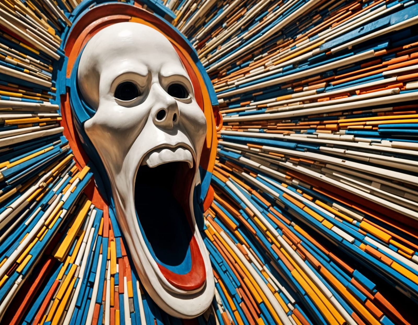 Esoteric Sculpture Inspired by The Scream
