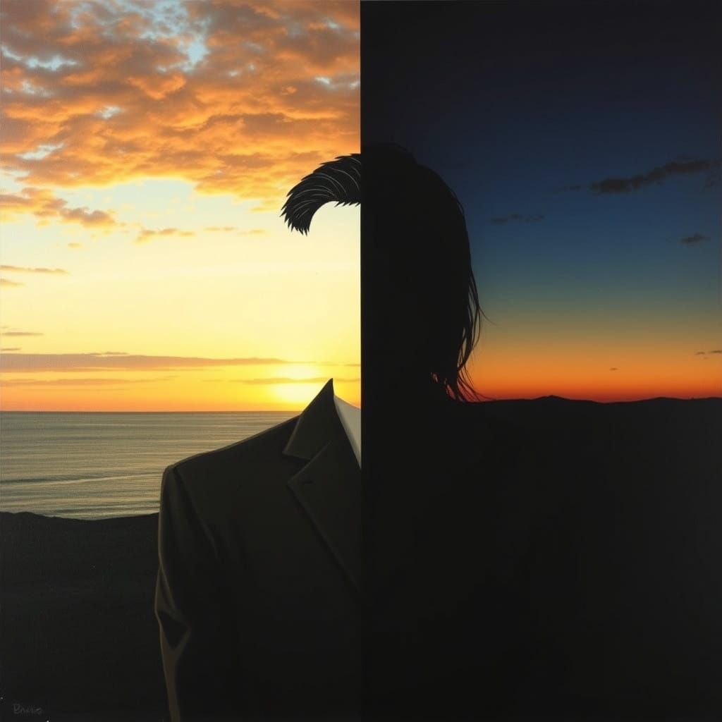 Divided World in Vibrant Colors