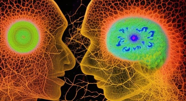 Brain Network with Dragonfly Hybrid in Warped Perspective