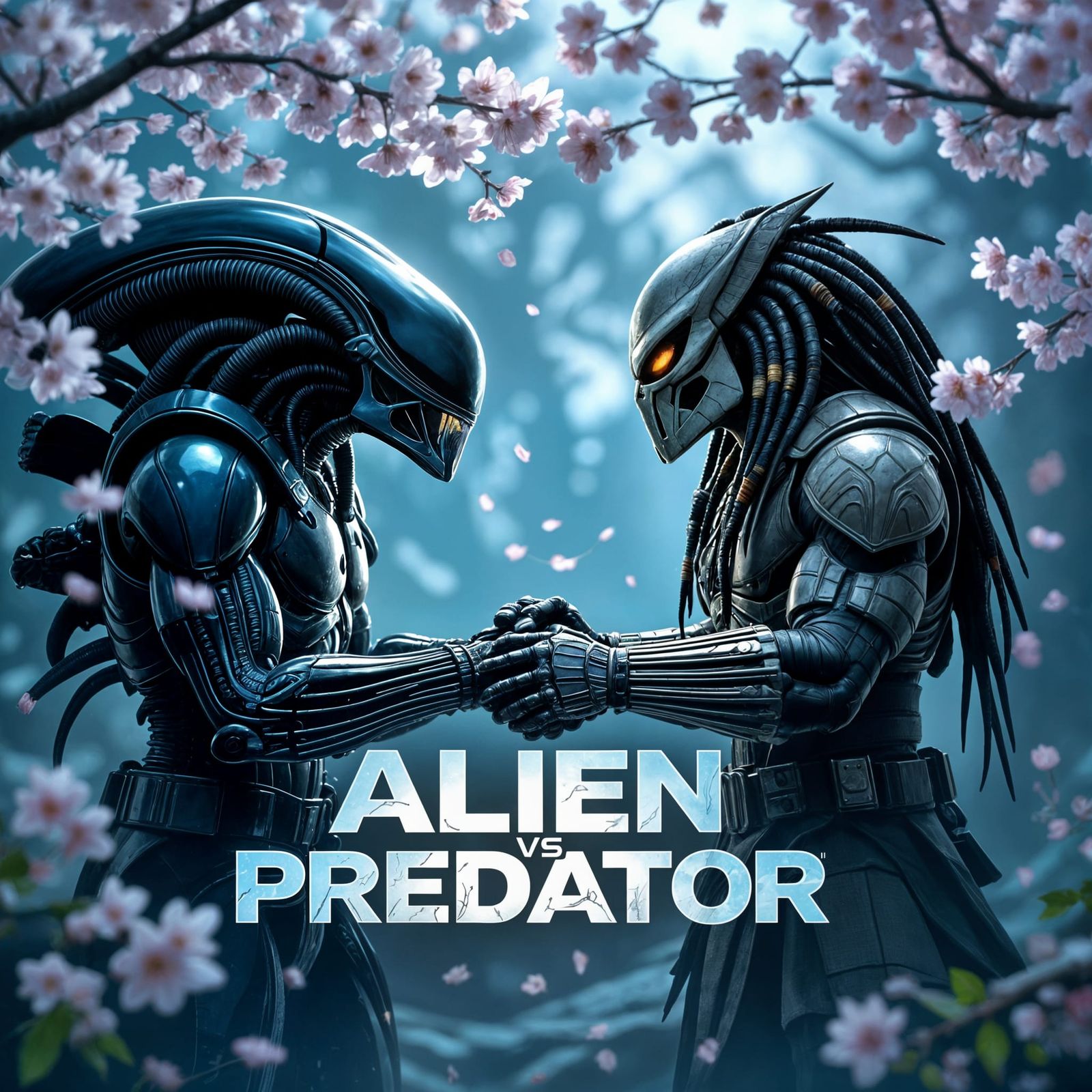 Alien vs Predator Movie Poster: Epic Cosmic Battle
