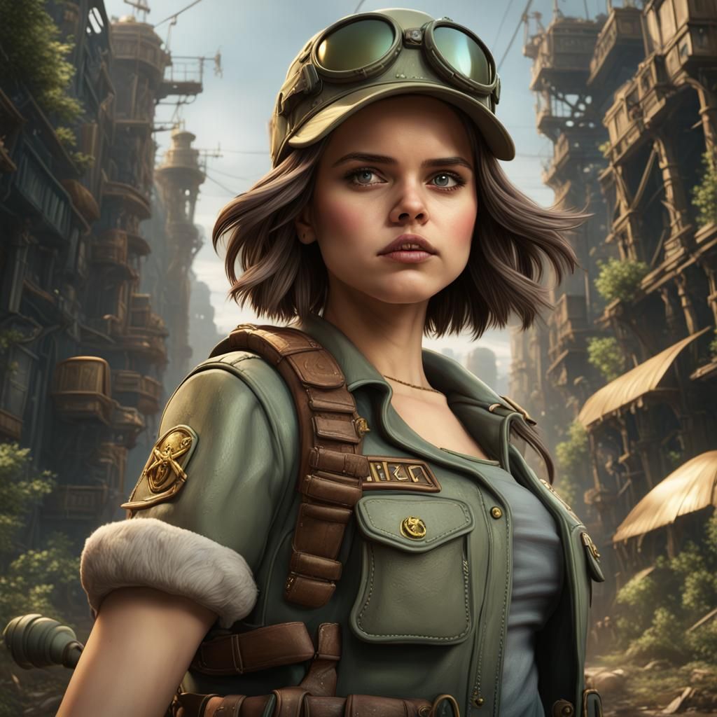 Bailee Madison as Fio Germi: Detailed Matte Painting