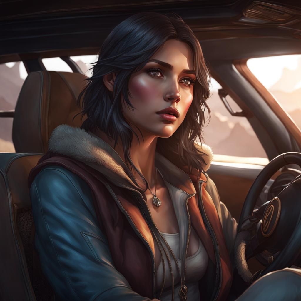 Hyperdetailed Portrait of a Girl in Unreal Engine