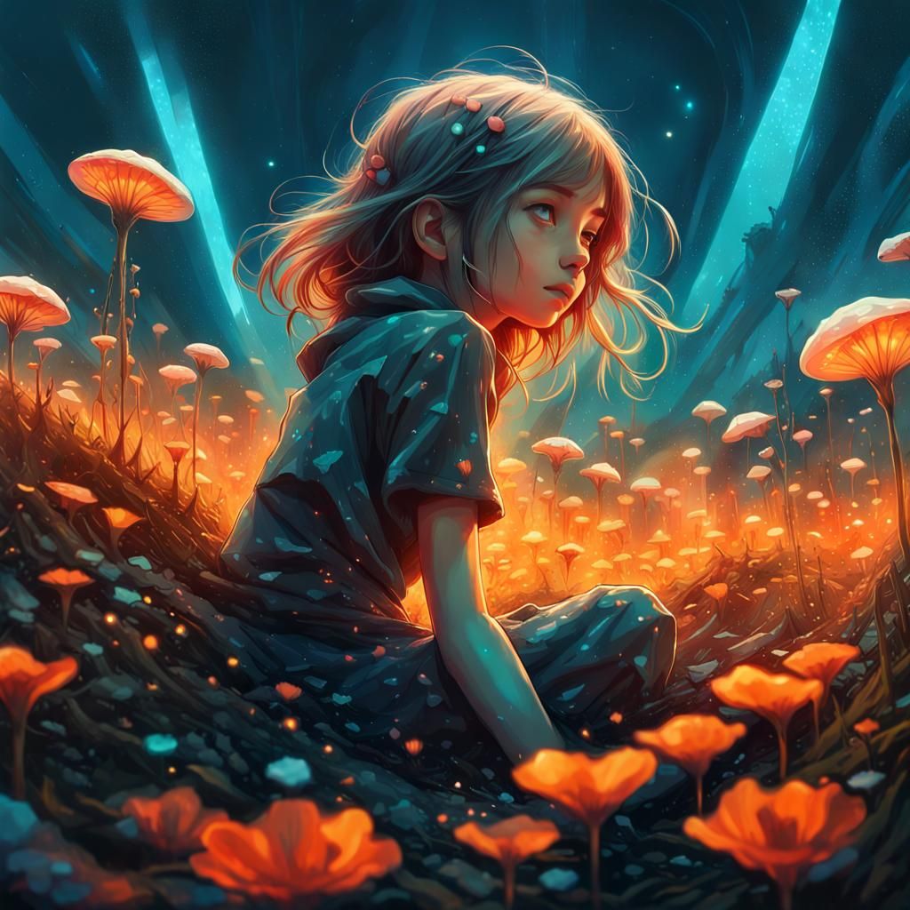 Dreamcore Flower Field 1