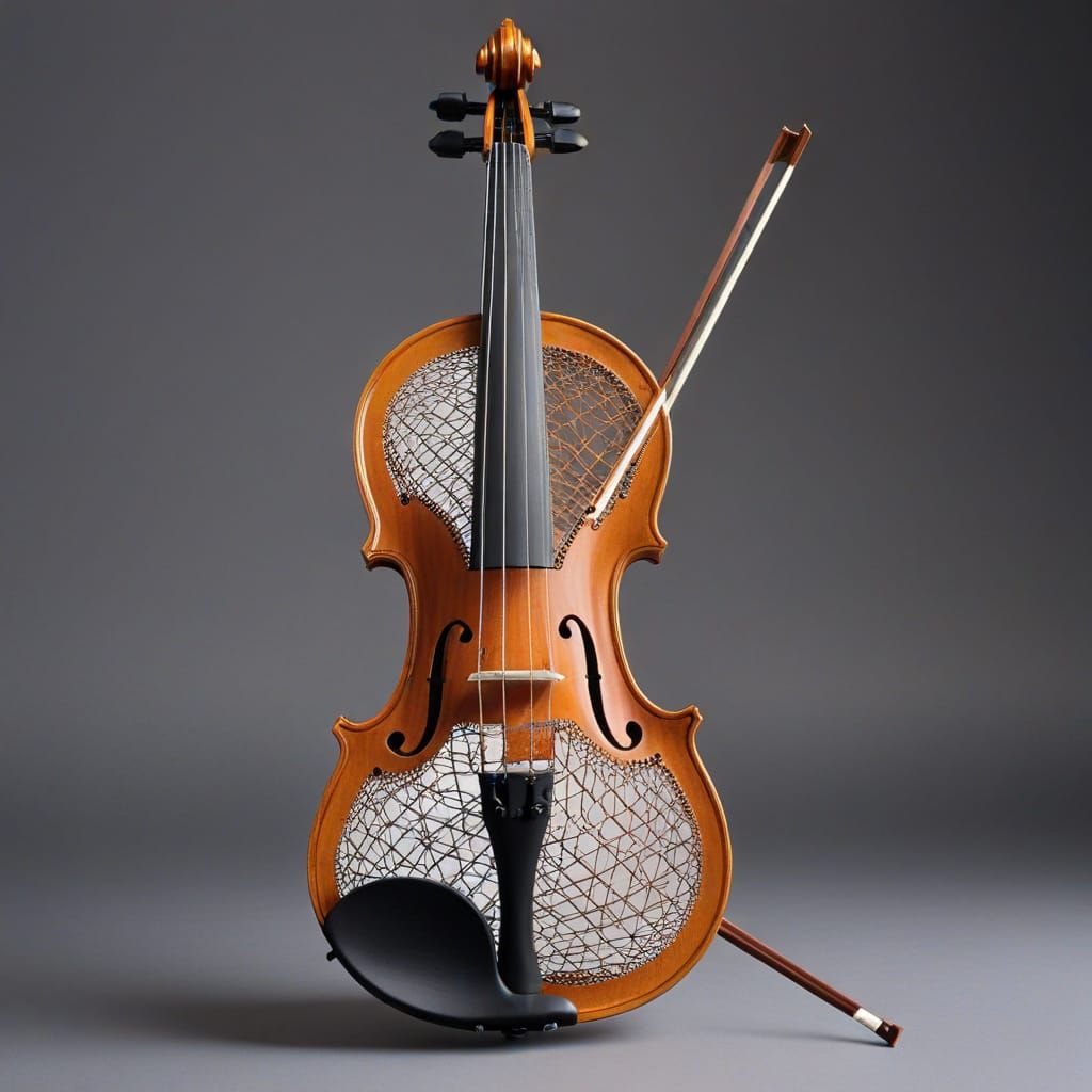 Wire Mesh Violin: A Threaded Musical Instrument