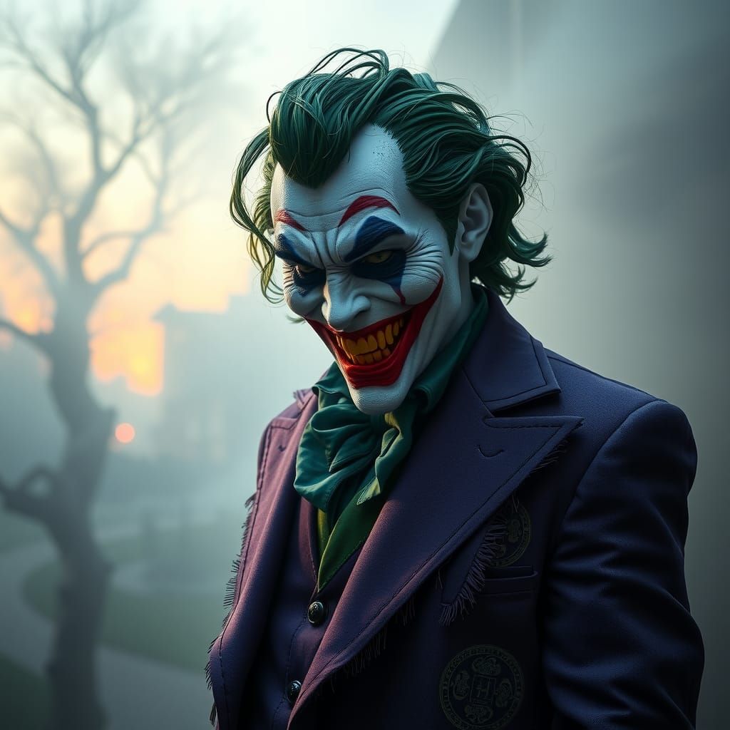 Ghostface Joker Fusion in Dreamlike Twilight Realm