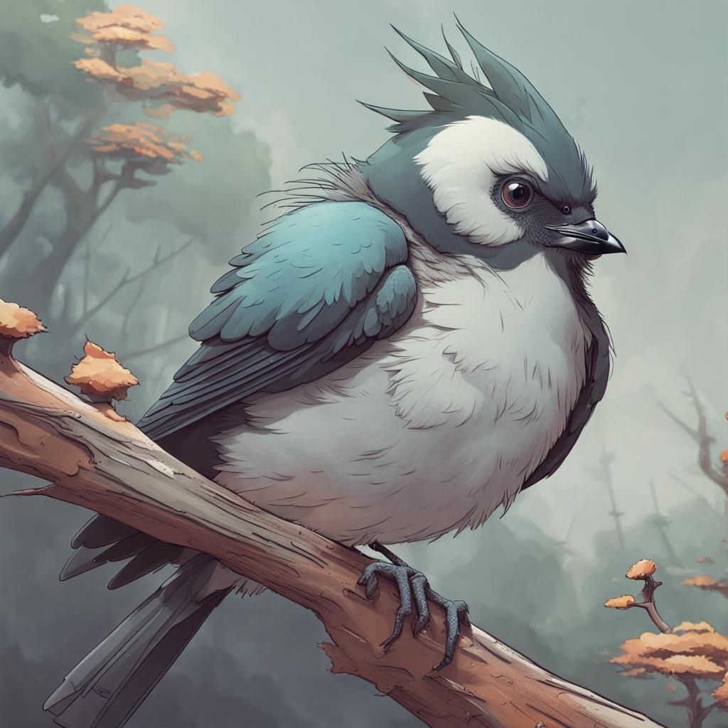 Futuristic Bird Generated by AI