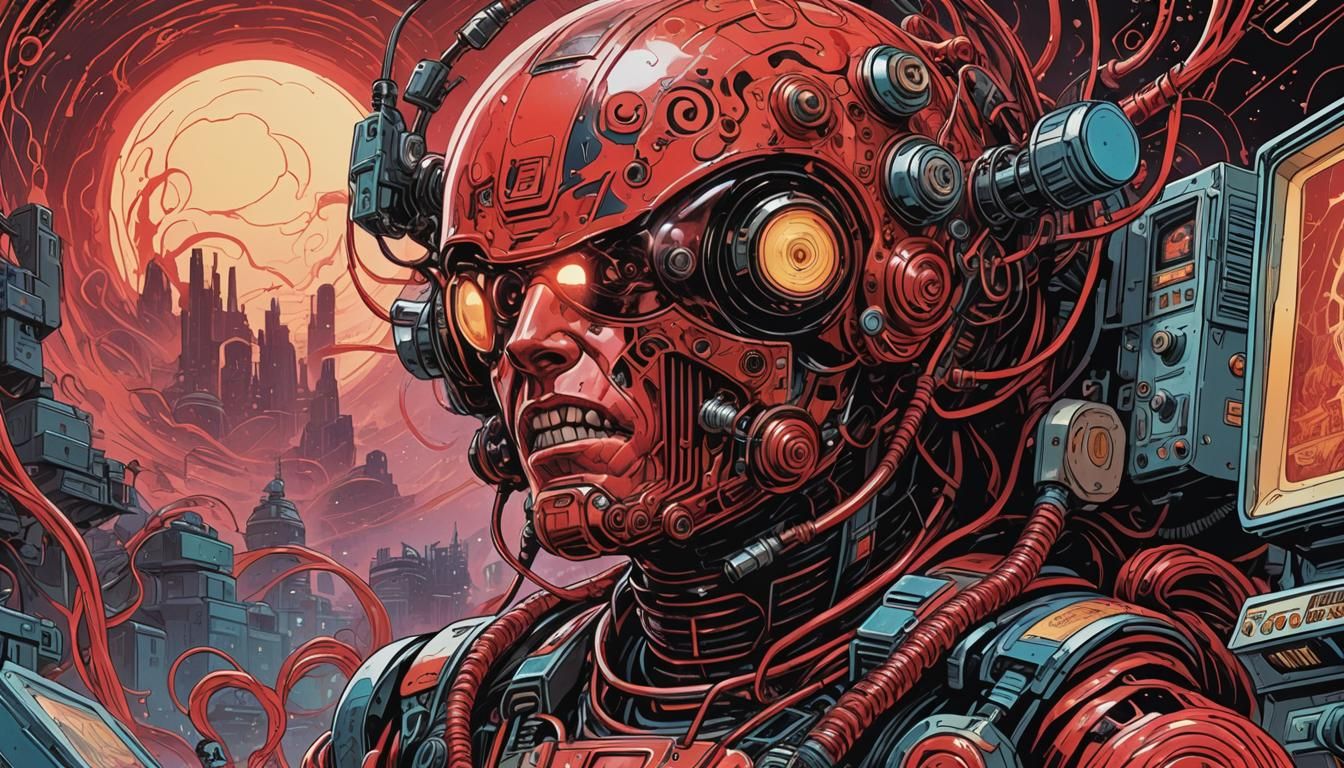 Bio Transistor Emerges from Comic Book on Mars