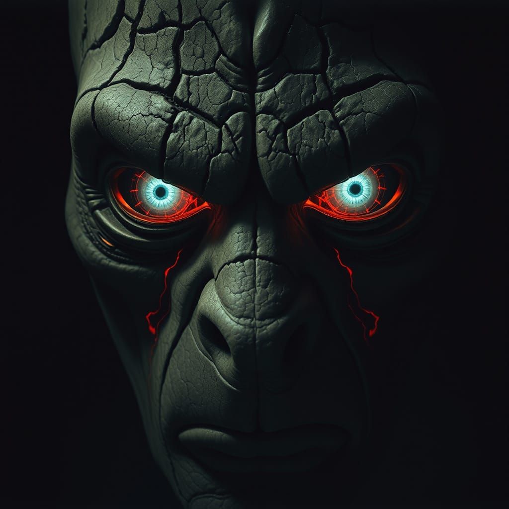 Ancient Earthy Monstrosity in Film-Noir Style