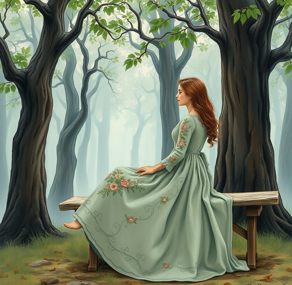 Portraits of Artists in a Modern Art Gallery