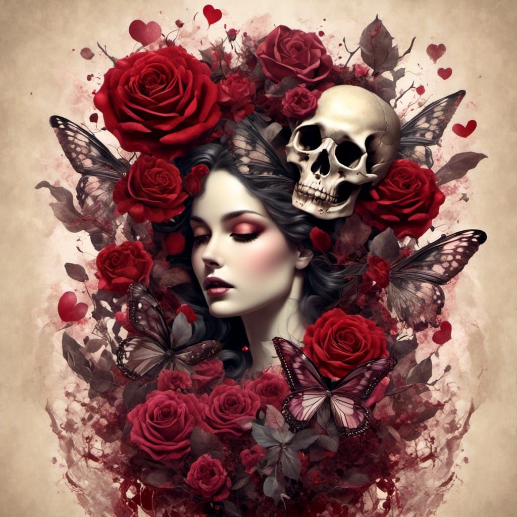 Victorian Cherubs and Roses for Valentine's Day