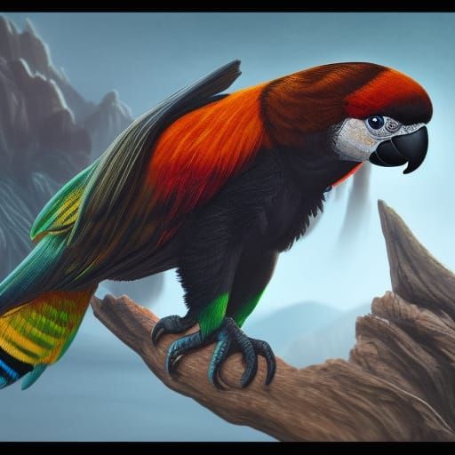 Fantastical Hybrid Creature in Detailed Digital Painting