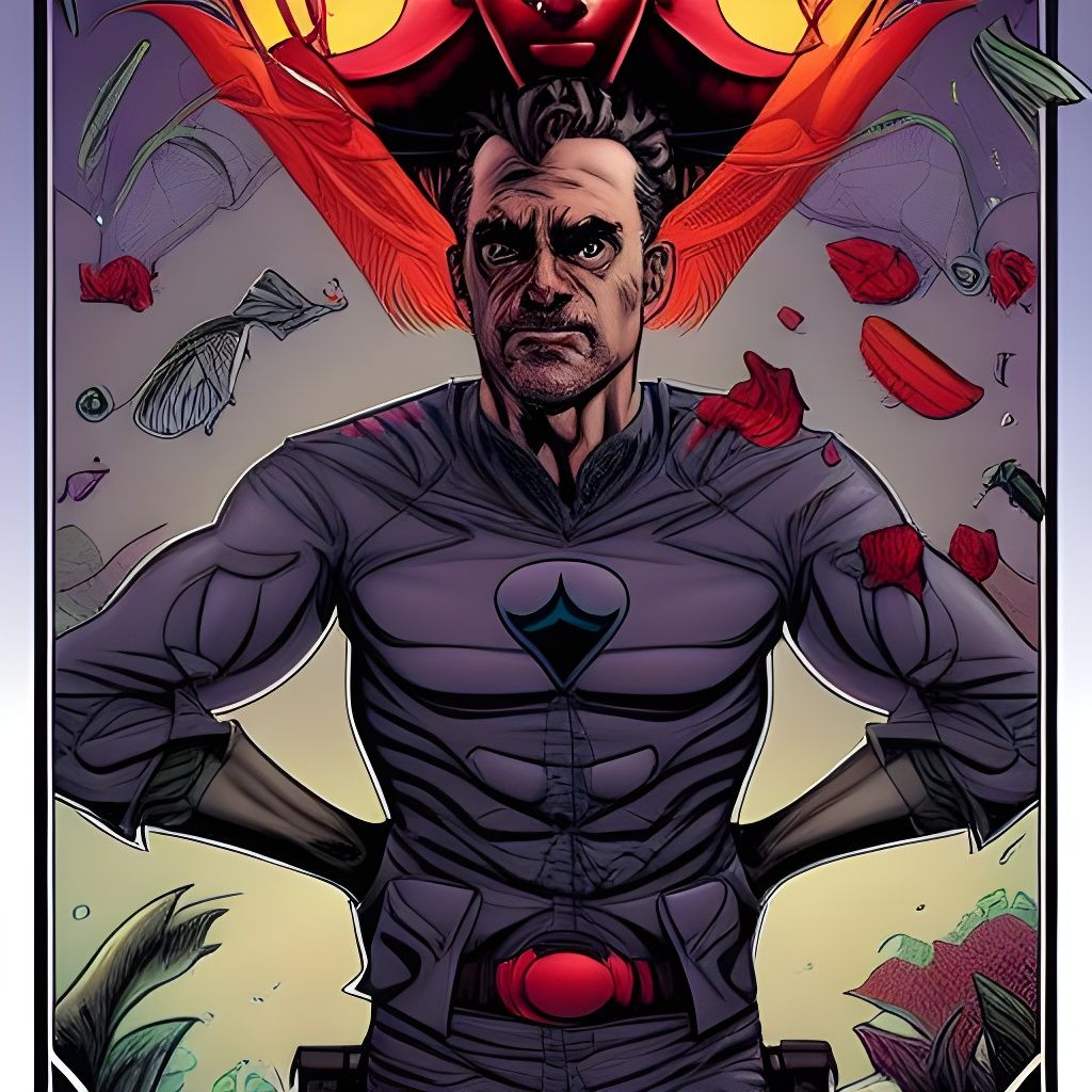Jordan B. Peterson as a Comic Book Superhero