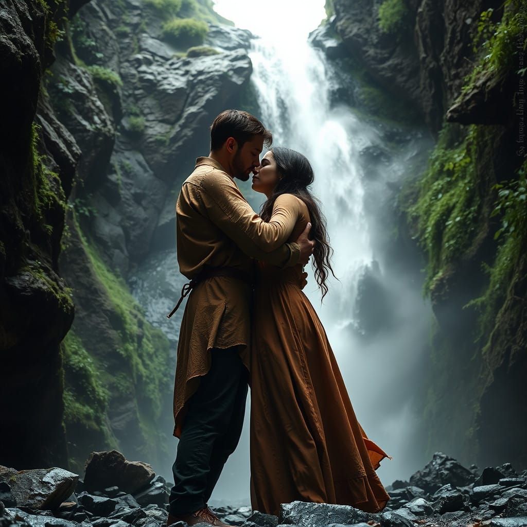 Embracing Despair in a Misty Ravine