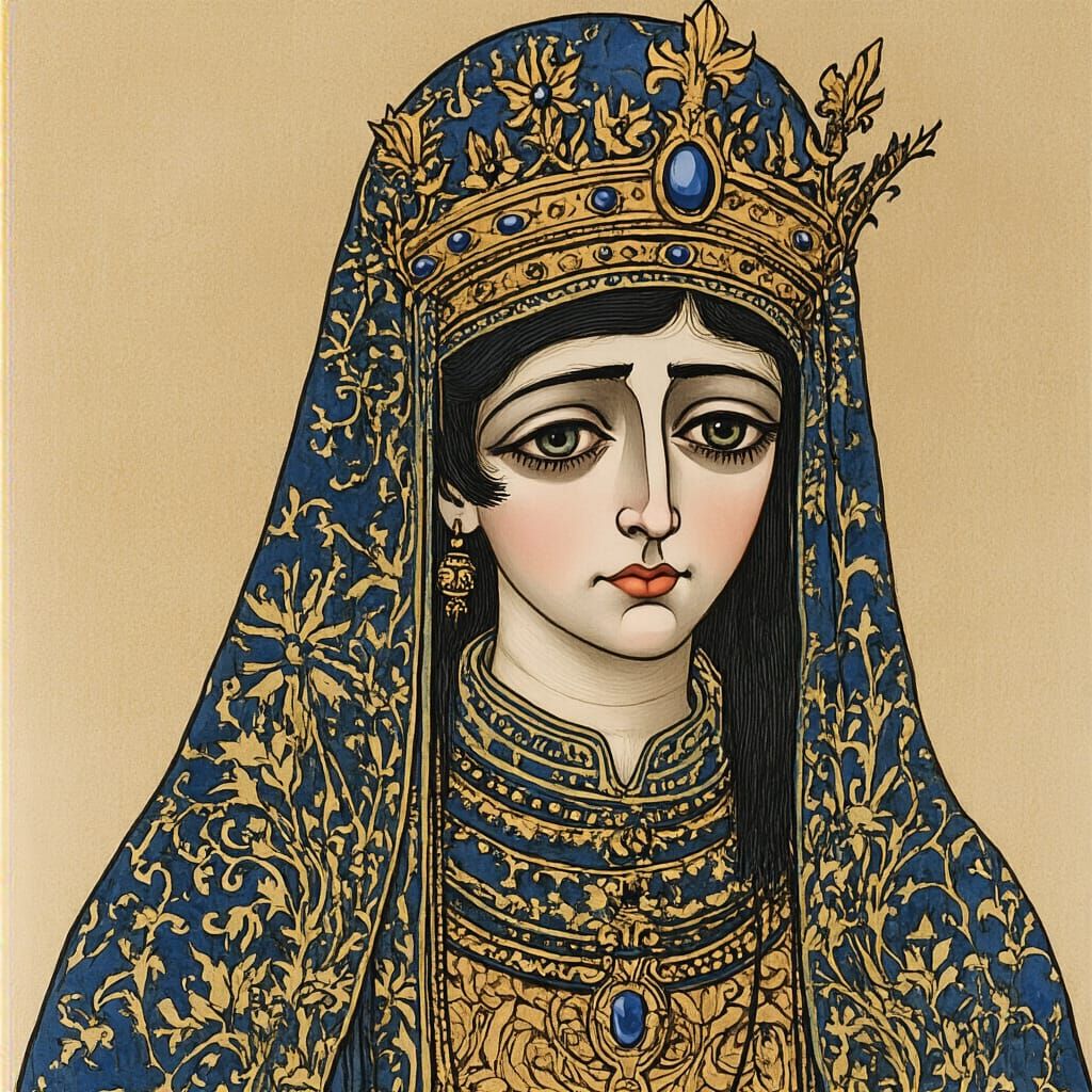 Abstract AI-Generated Art from Simple Text Prompt