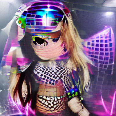 Popstar Diva Dancing to EDM in a Club