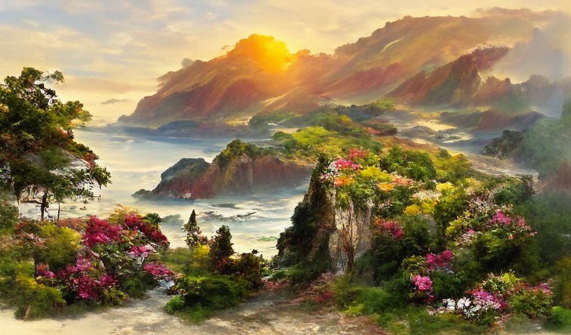 Incredible Sunrise Over Tropical Seascape, 8K