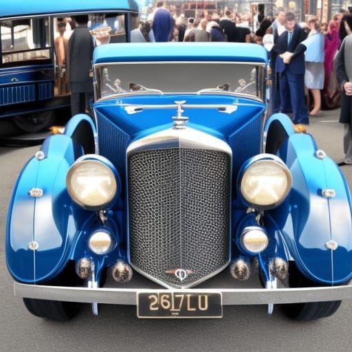 1930s Bentley 'Blue Train Special' in Sapphire Blue