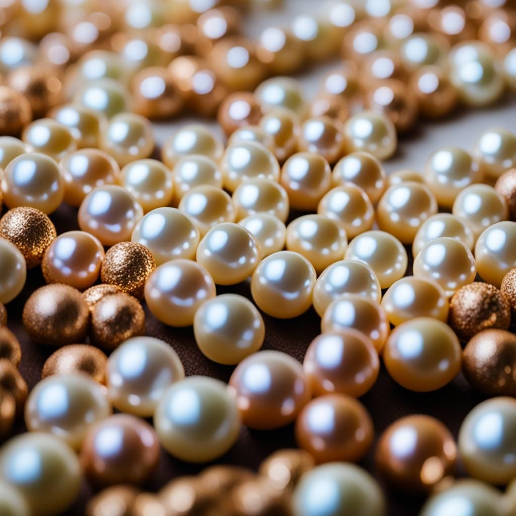 Elegant Pearls in Professional Photography