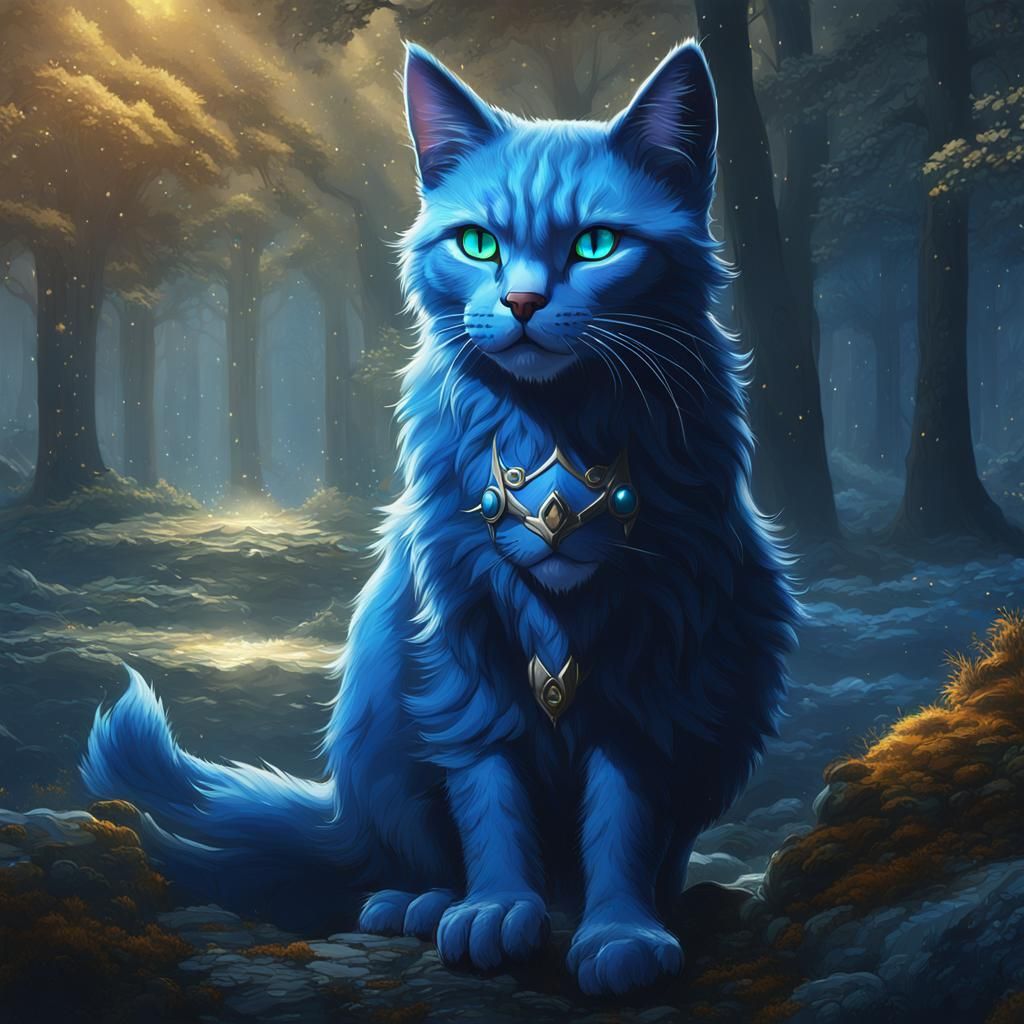 Bluestar: Detailed Matte Painting in Deep Color