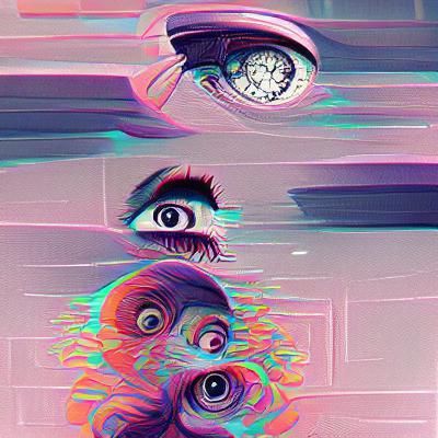 Image Generated from Simple Paranoia Prompt