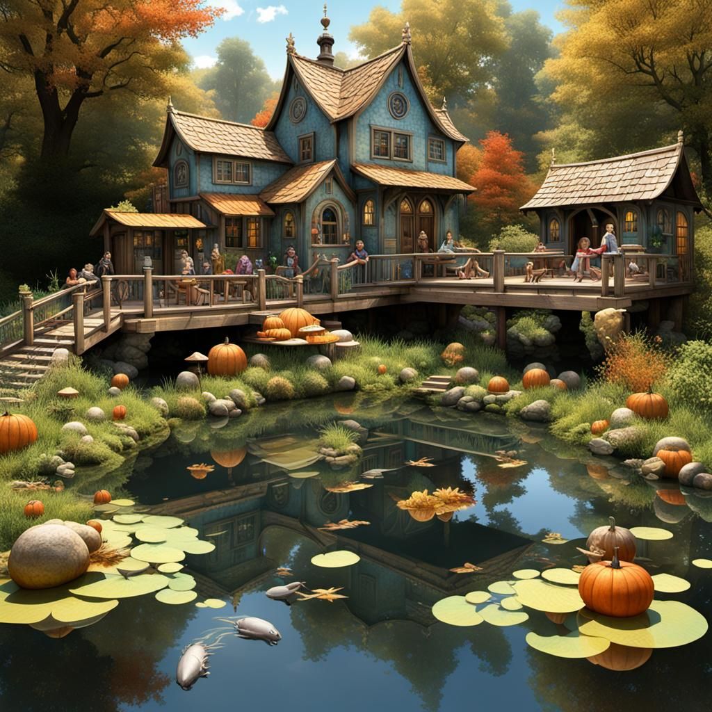 Surreal Psychedelic Dreamscape: Digital Art Exploration