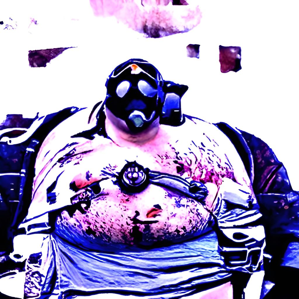 Obese Post-Apocalyptic Drug Lord with Respirator