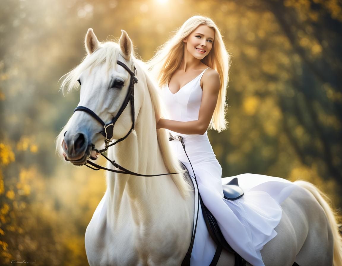 Lady Godiva Rides in Nature: Professional Photography
