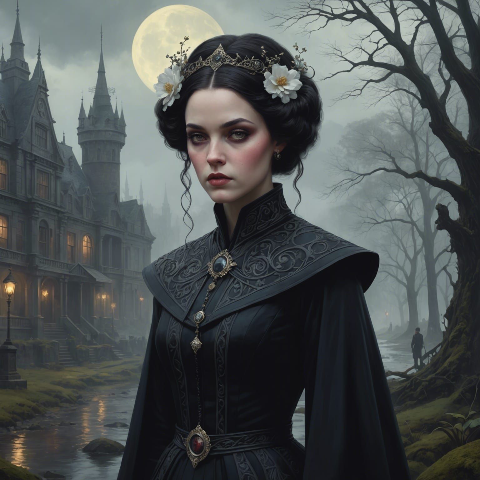 Eerie Grimdark Fantasy Art