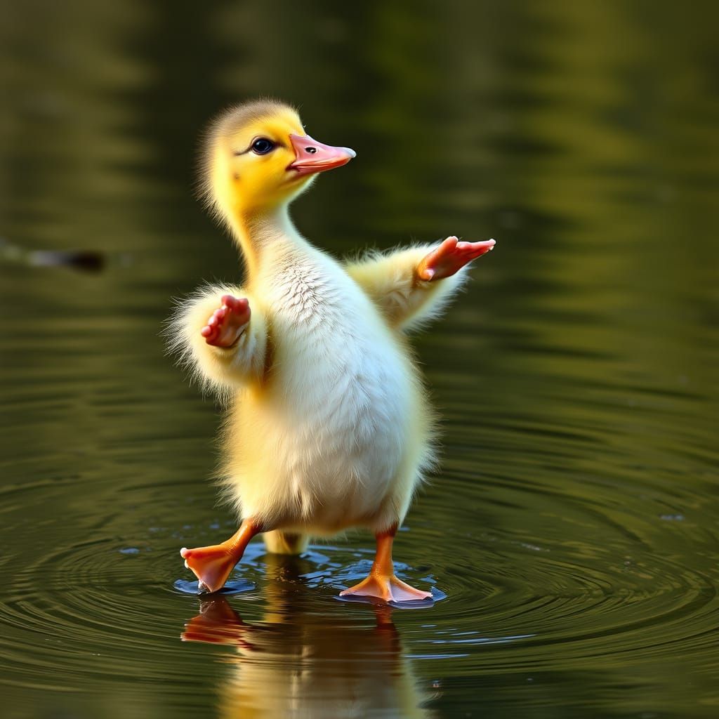 Dancing Duckling Generated by AI