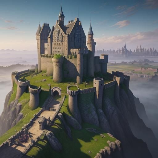 Ancient Castle and Fortified City in Unreal Engine