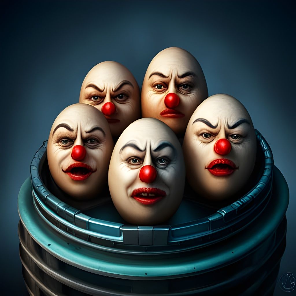 Clown Egg Registry: Fantastical Digital Art