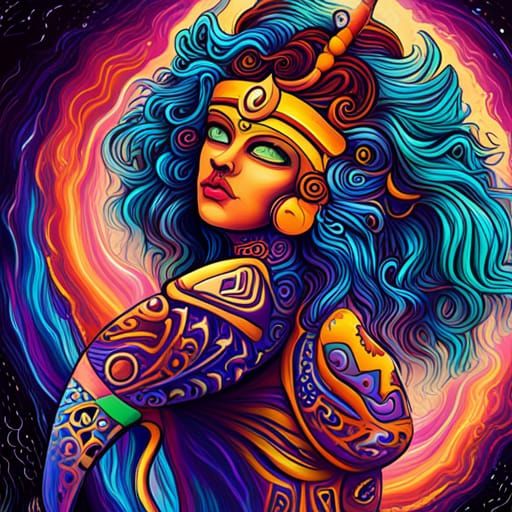 Citlalicue Aztec goddess of the Milky Way galaxy