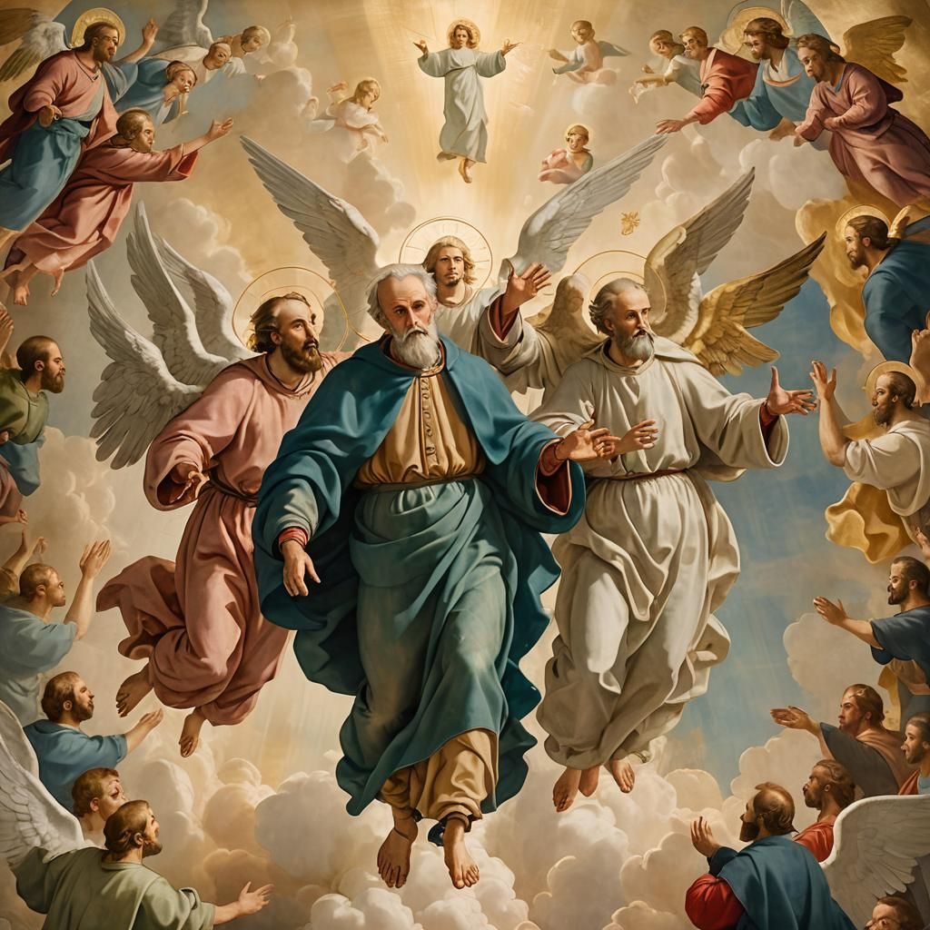 Saints Peter and Paul Ascending to Heaven in Catholic Art
