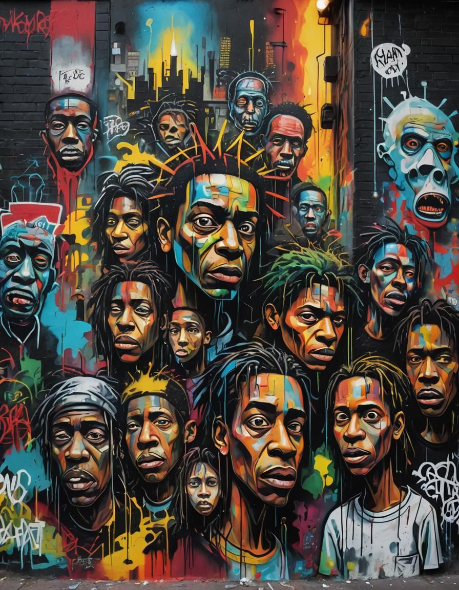 Graffiti Art: Humanity Sick and Dying in City