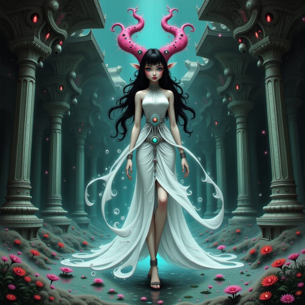 Mae Nak Phra Khanong in Whimsical Eerie Style